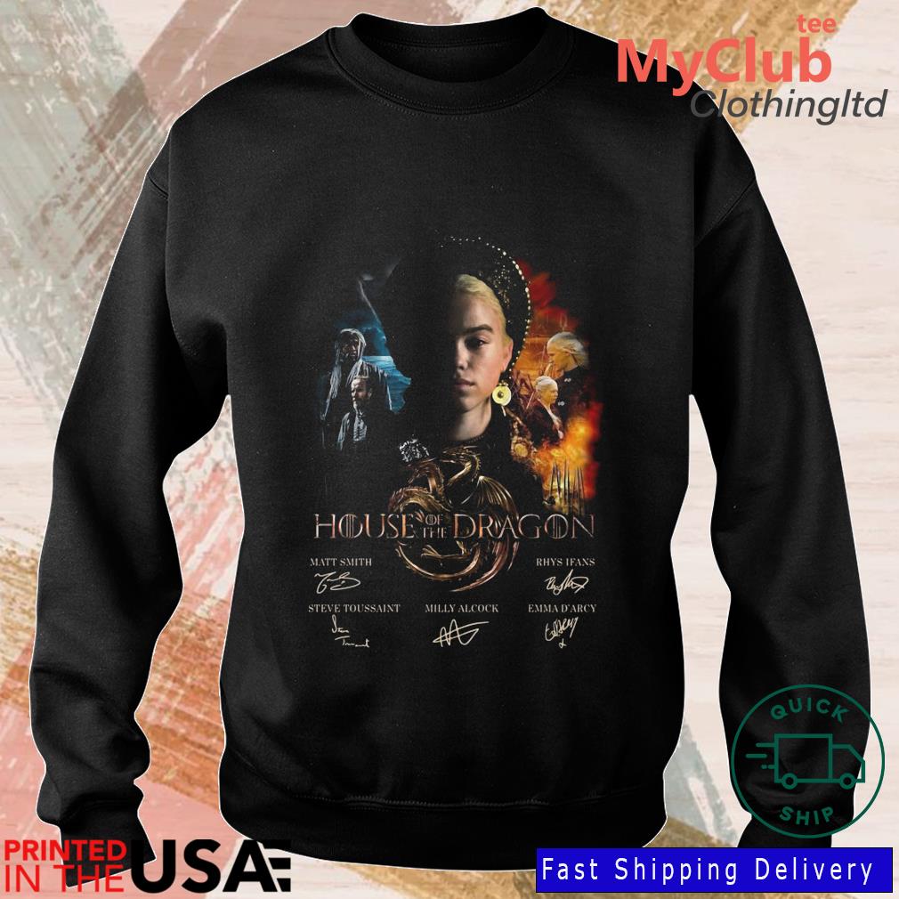 House Of The Dragon Matt Smith Rhys Ifans Signatures Shirt, hoodie, sweater, long sleeve and tank