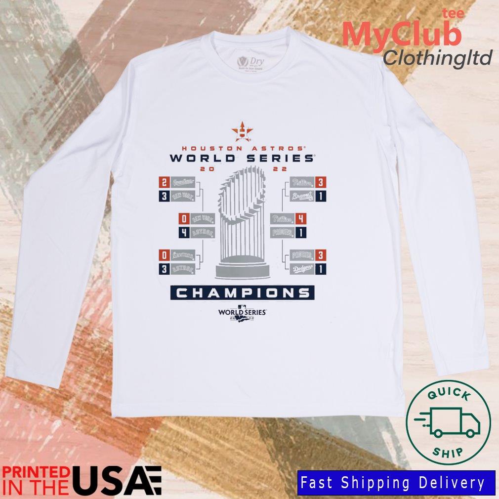 Houston Astros 2022 World Series Champions Milestone Schedule T-Shirt,  hoodie, sweater, long sleeve and tank top