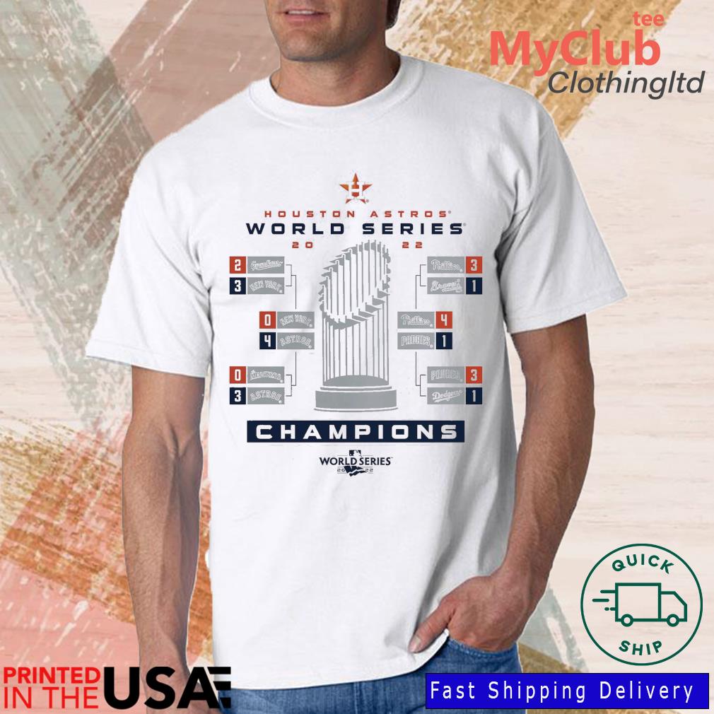 Houston Astros 2022 World Series Champions Milestone Schedule T-Shirt,  hoodie, sweater, long sleeve and tank top