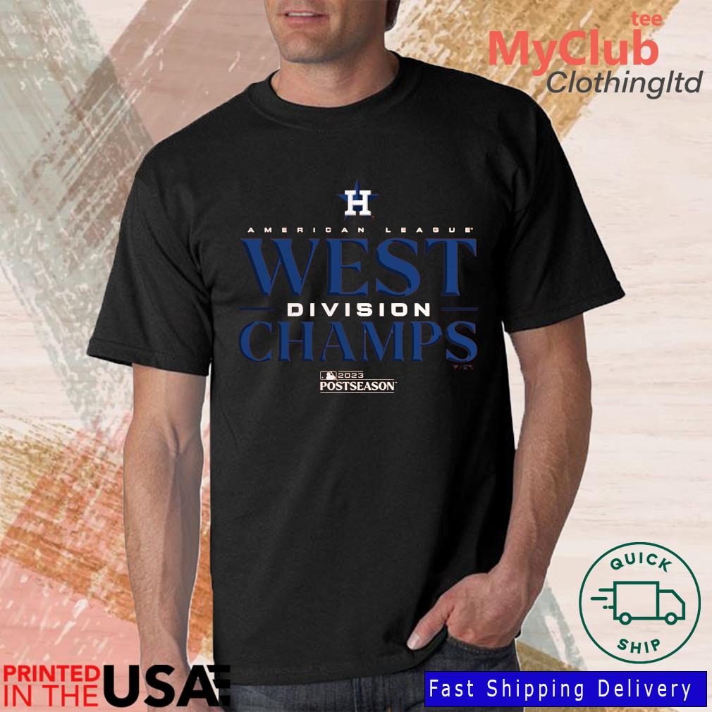 Houston astros 2023 al west Division champions locker room shirt