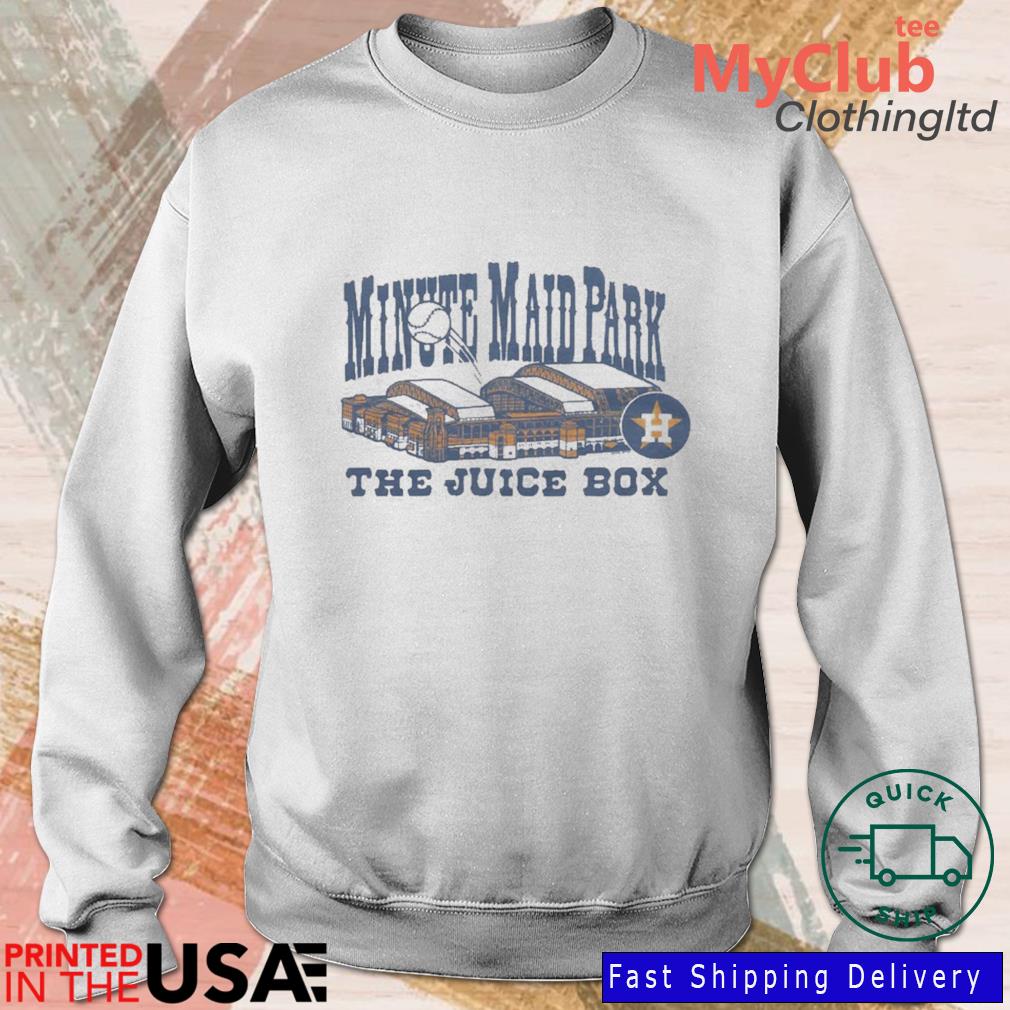 Houston Astros minute maid park the juice box t-shirt, hoodie