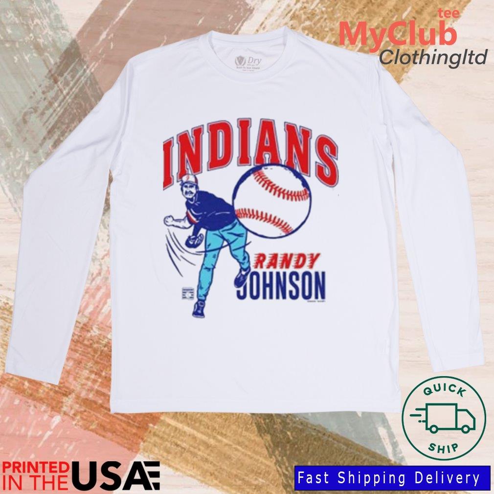 Indianapolis Indians Adult White Randy Johnson Big Unit Tee