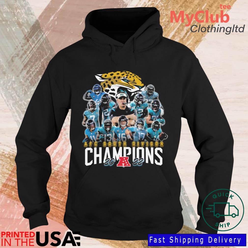 FREE shipping Jacksonville Jaguars 2022 AFC South Division Champions NFL  shirt, Unisex tee, hoodie, sweater, v-neck and tank top