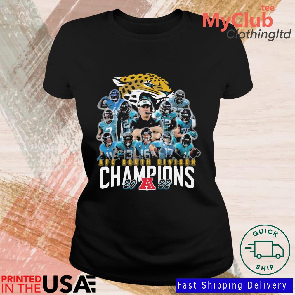 Jacksonville Jaguars Team Football 2022 AFC South Division Champions shirt