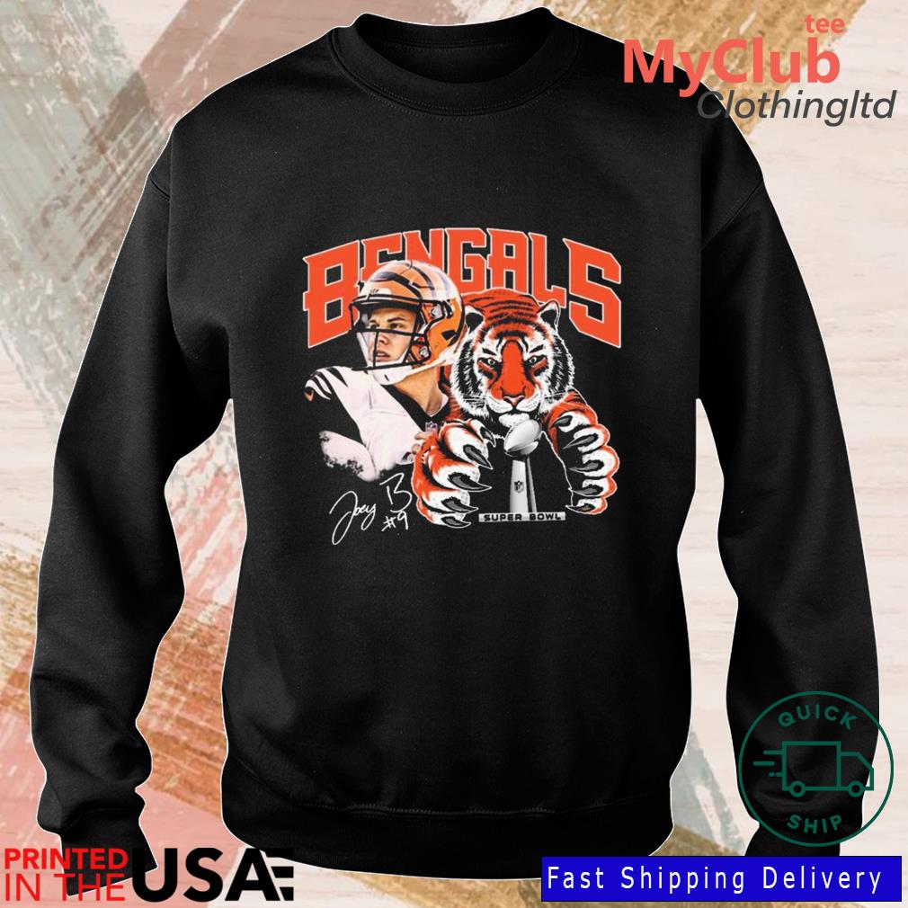 Joey B Cincinnati Bengals Super Bowl signature shirt, hoodie, sweater and  long sleeve