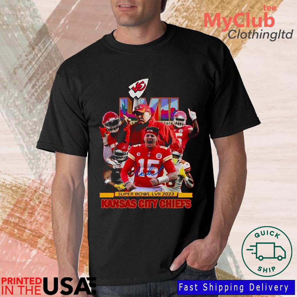 Kansas City Chiefs 2023 Super Bowl Lvii T-Shirt - Ink In Action