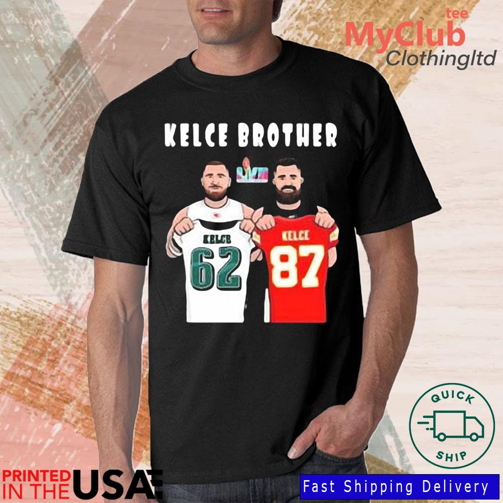 Kelce Brothers Jason Kelce Vs Travis Kelce Lvii Super Bowl Matchup shirt