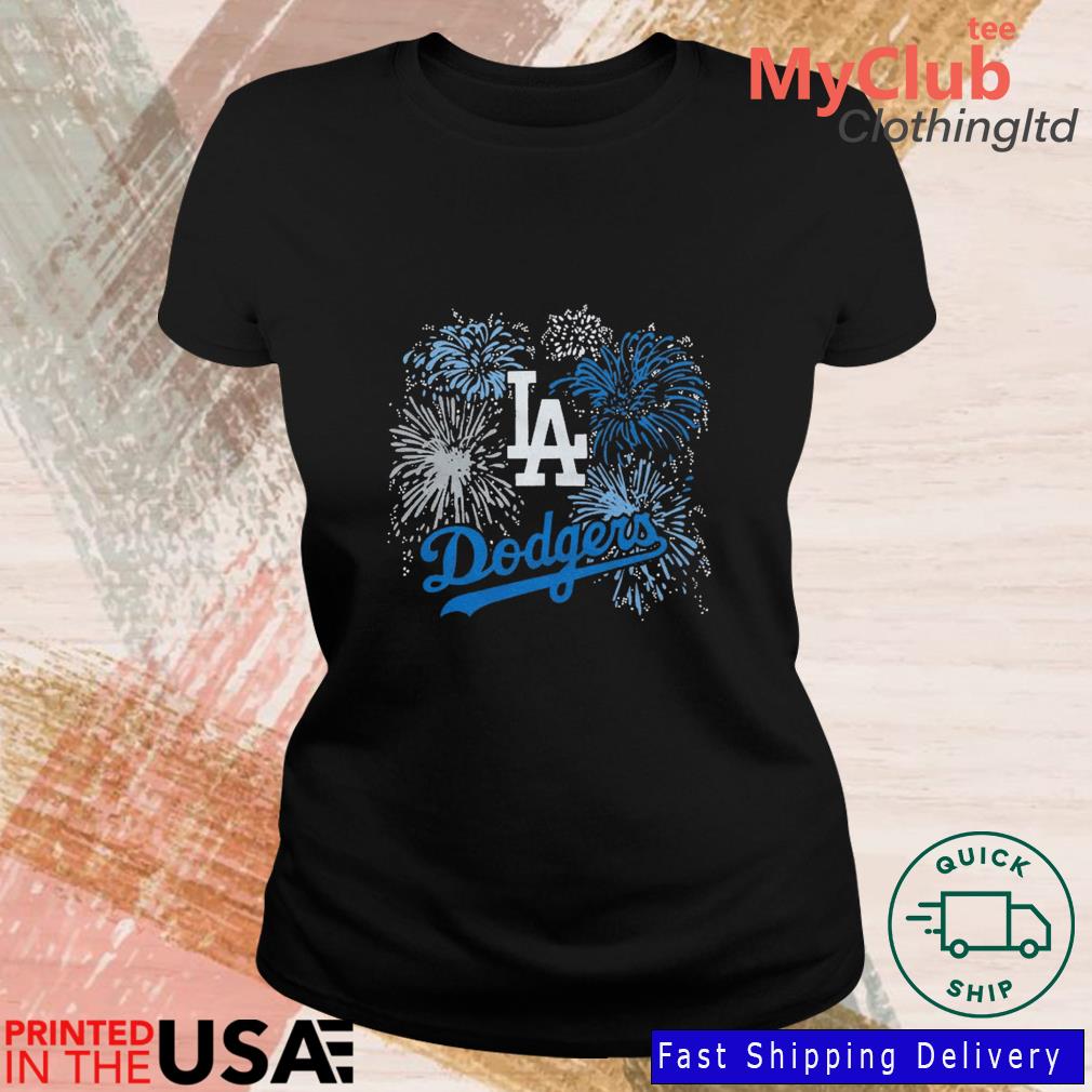 Official Logo La dodgers fireworks shirt, hoodie, sweater, long