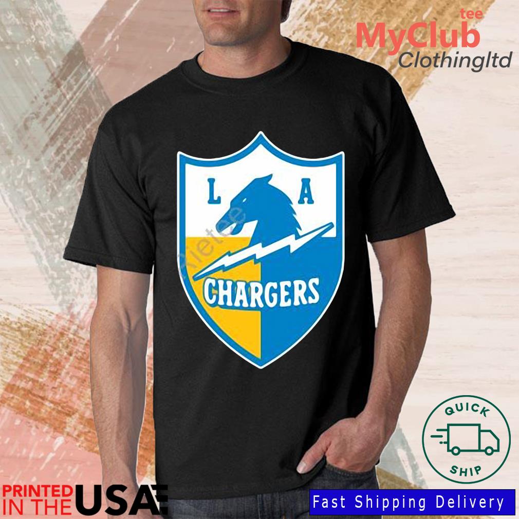 Official Los Angeles Chargers Vintage Shield Logo Shirt, hoodie