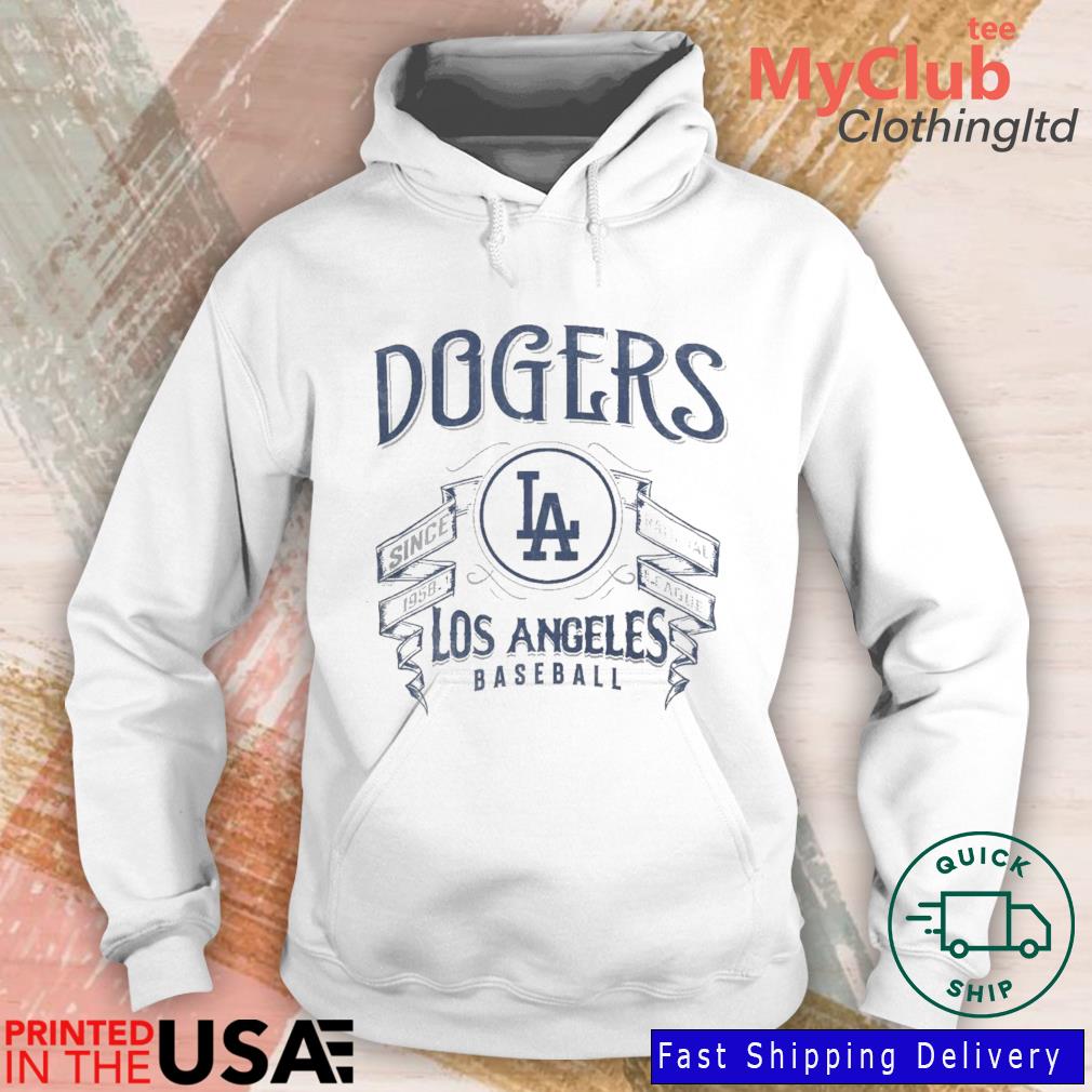 Los Angeles Dodgers Rucker Collection Distressed Rock T-Shirt