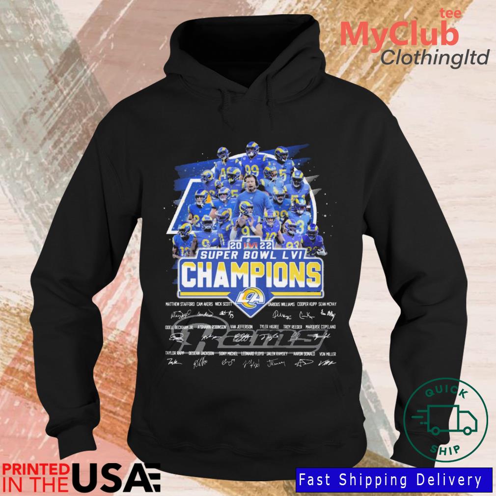 Los Angeles Rams Super Bowl LVI 2022 Champions Shirt, hoodie