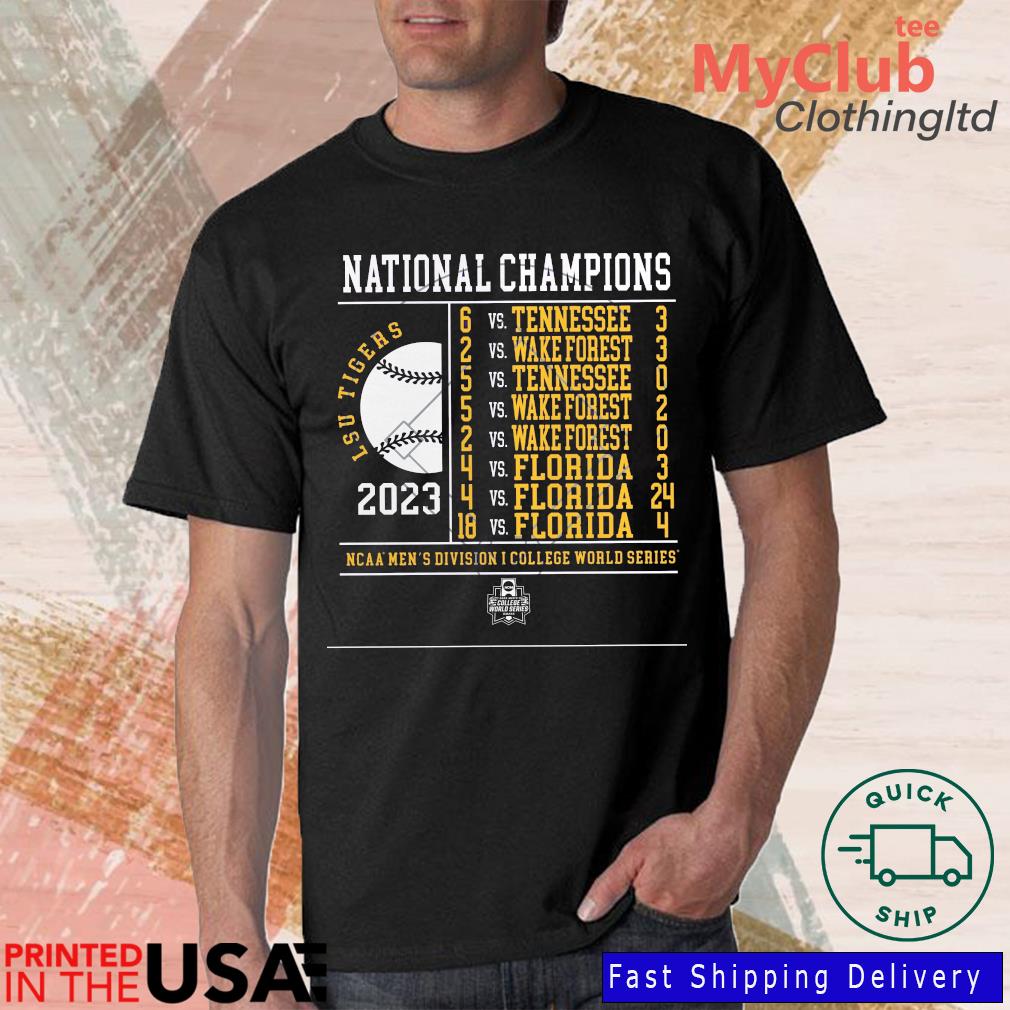 Cheap NCAA College Baseball LSU National Championship Shirt 2023