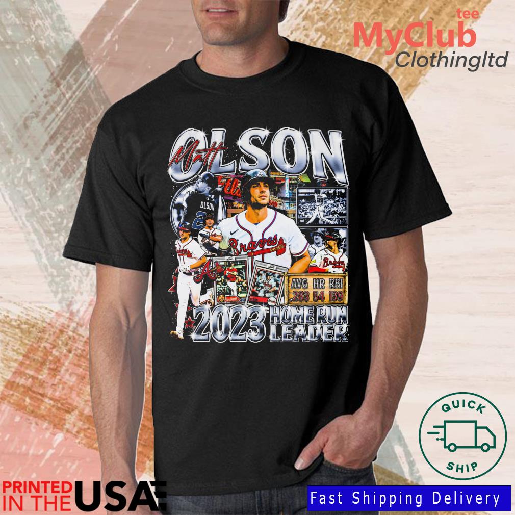 Matt Olson 2023 Home Run Leader Atlanta Braves Vintage 2023 Shirt