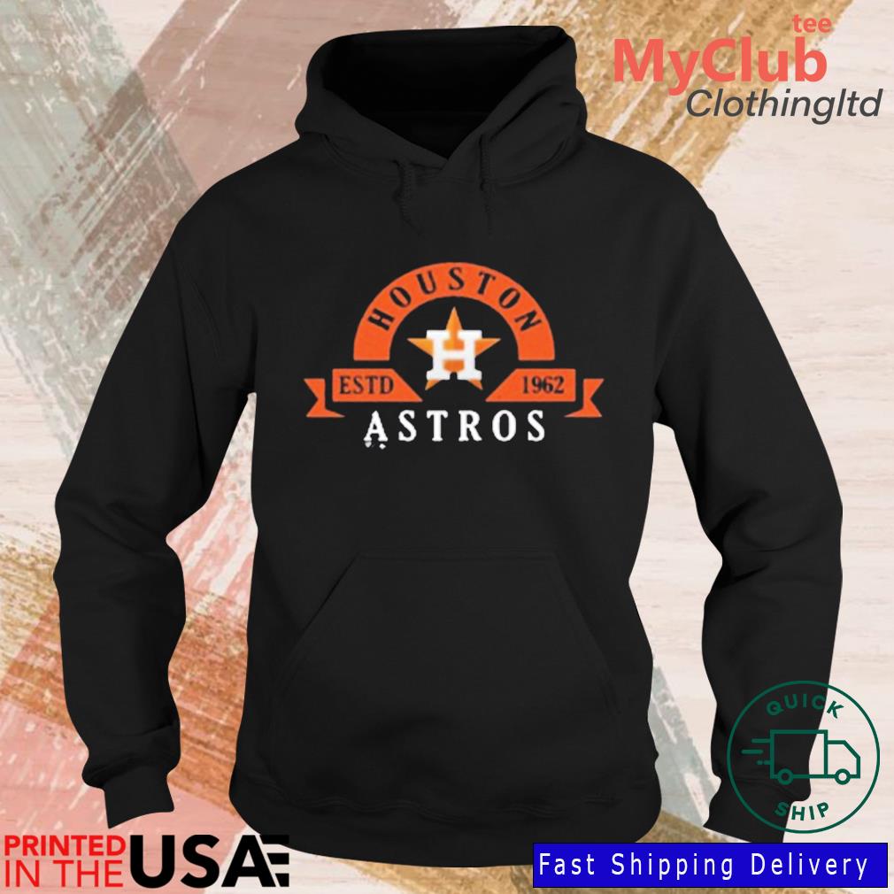 Men's houston astros heather navy utility two-stripe raglan tri