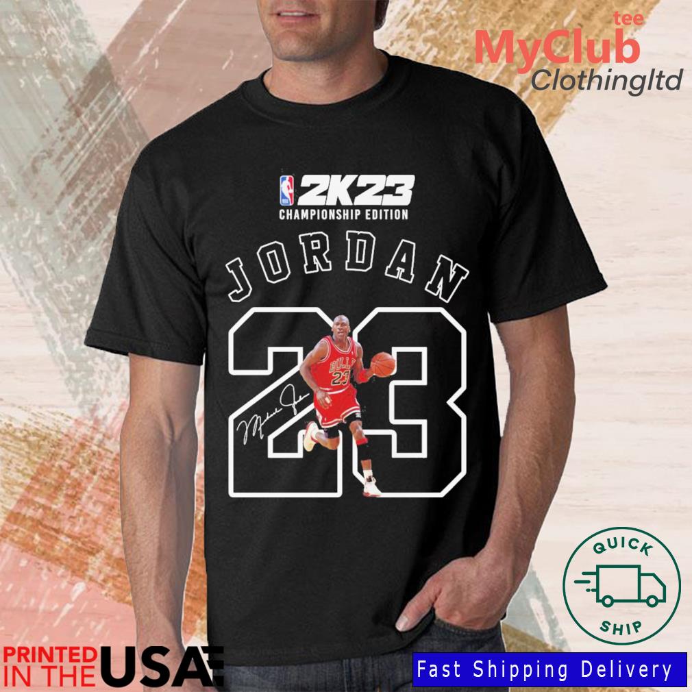 NBA 2k23 championship edition Michael Jordan signature shirt