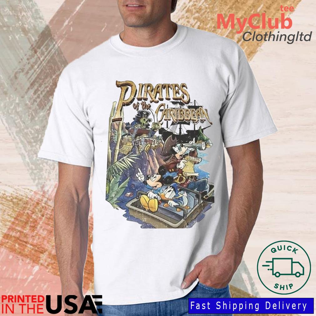 Vintage Pirates of the Caribbean Shirt Mickey Pirates Shirt -  in 2023