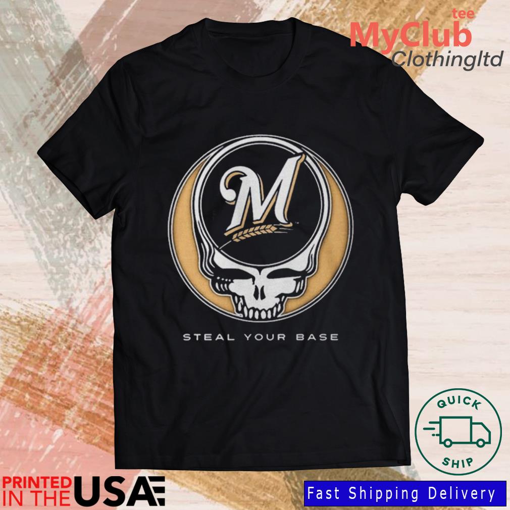 Milwaukee Brewers Grateful Dead Steal Your Base Shirt, hoodie, sweater,  long sleeve and tank top