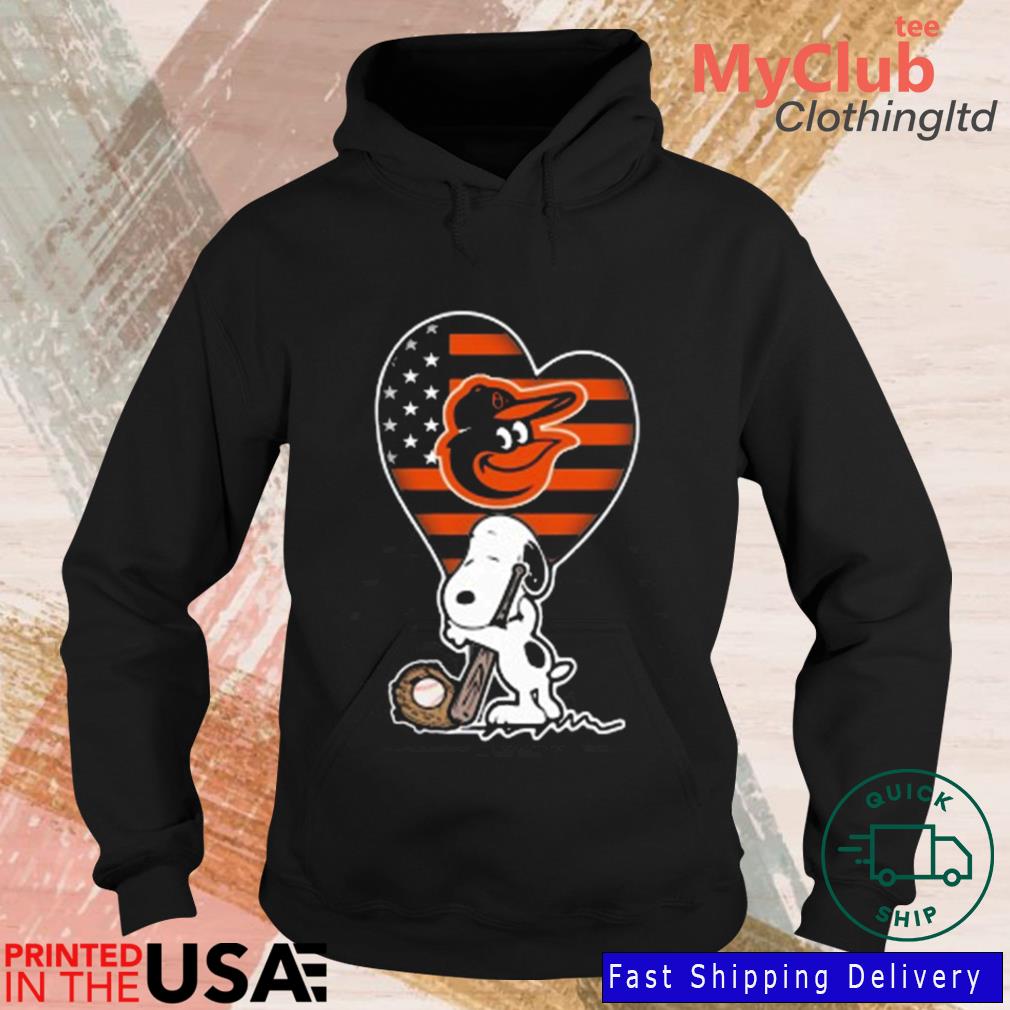 Baltimore Orioles MLB Baseball The Peanuts Movie Adorable Snoopy T Shirt -  Freedomdesign