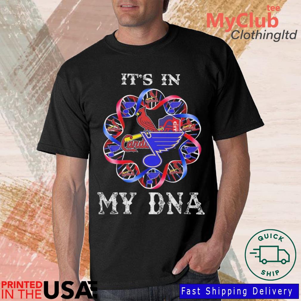 My DNA st louis city sc st louis cardinals st louis blues T-shirt