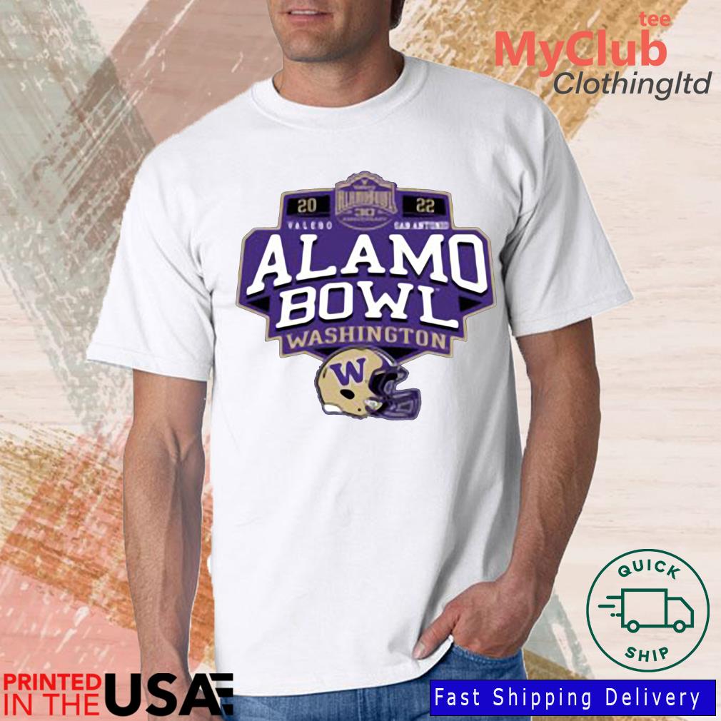 NCAA 2022 Washington Valero Alamo Bowl Helmet Shirt