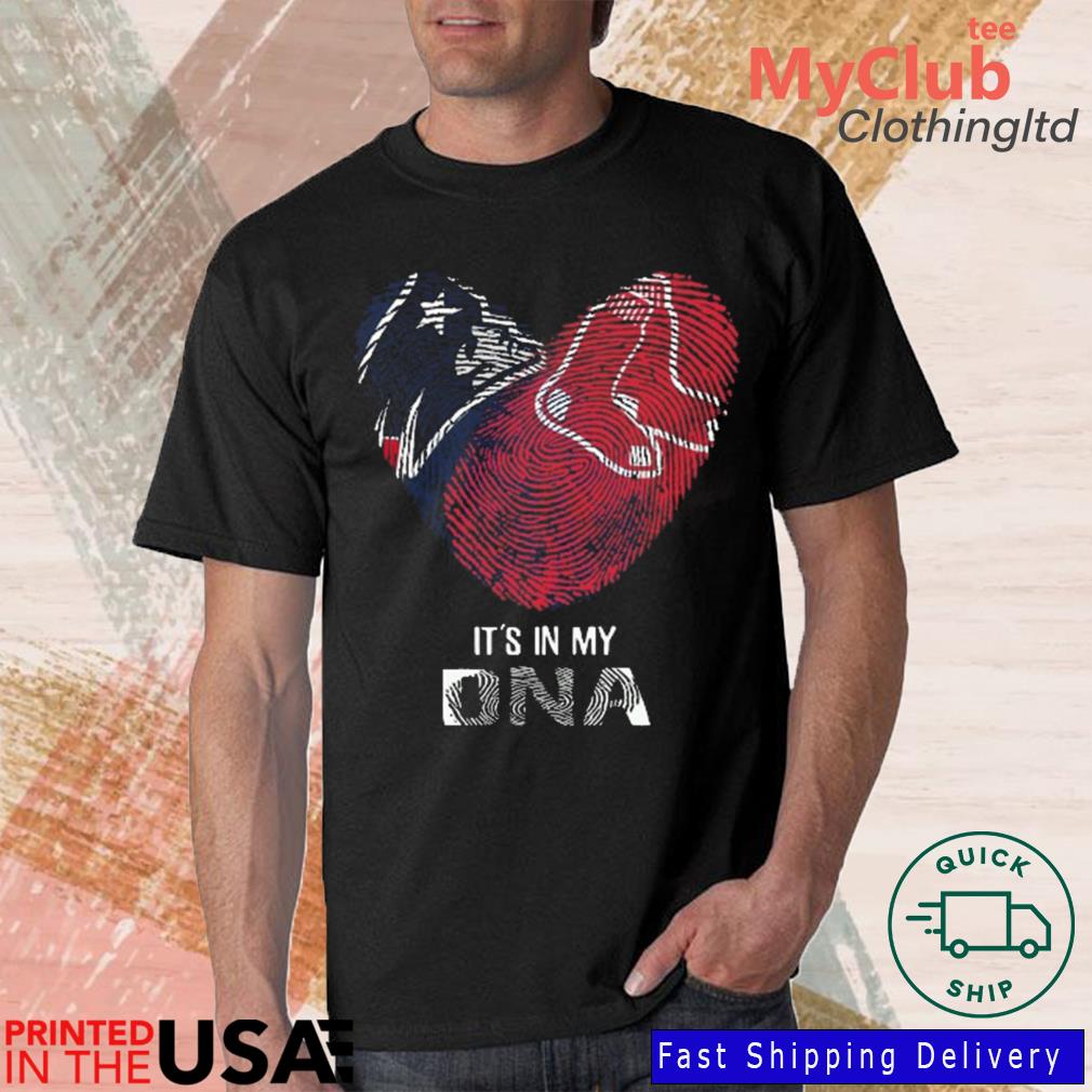 New England Patriots And Boston Red Sox Heart It's In My Dna 2023