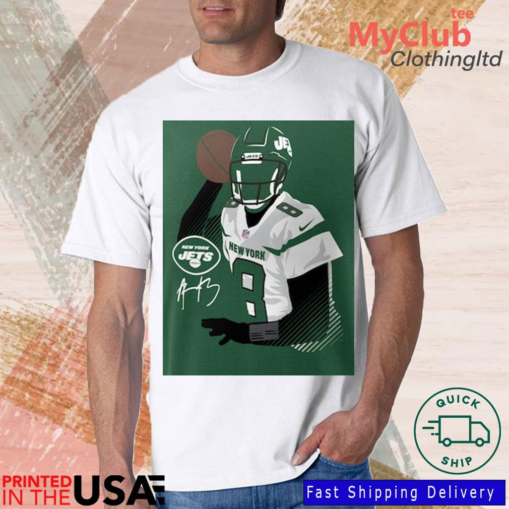 New York Jets Aaron Rodgers Nike Green Player Graphic Signature