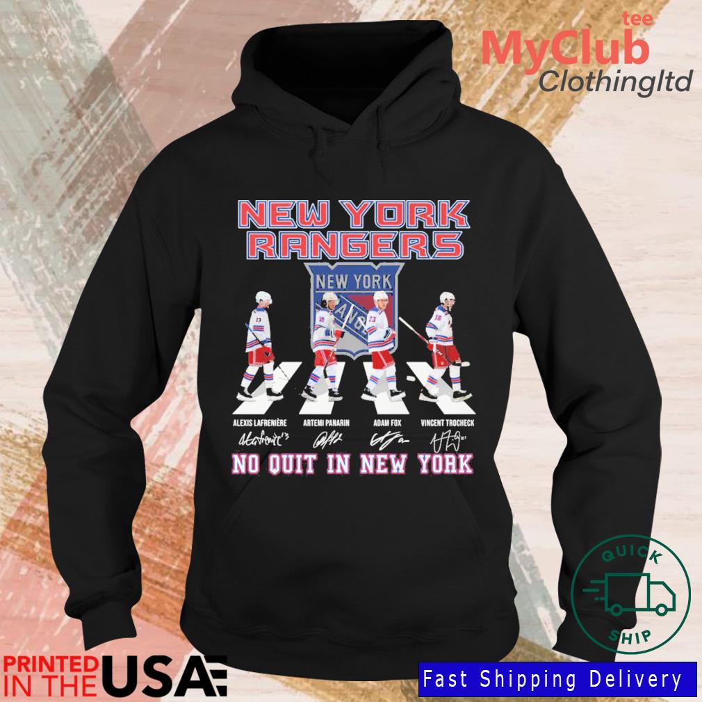 New York Rangers abbey road no quit in New York signatures shirt, hoodie,  sweater, long sleeve and tank top