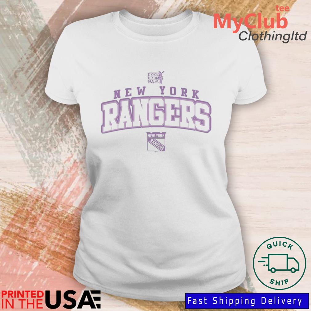 New York Rangers Levelwear Hockey Fights Cancer Richmond Shirt