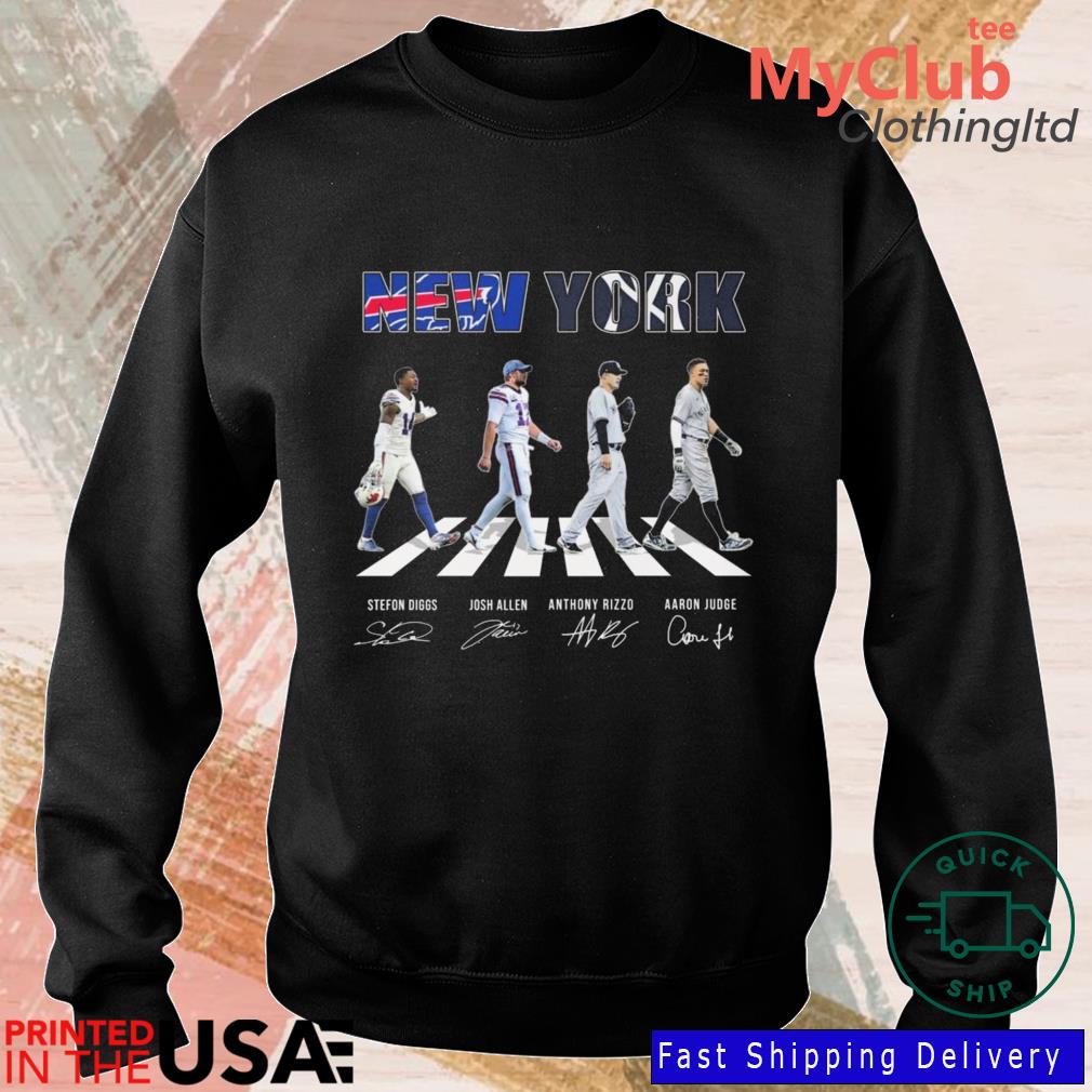 Funny I am a New York Yankees and a Buffalo Bills For Life signatures shirt,  hoodie, sweater, long sleeve and tank top