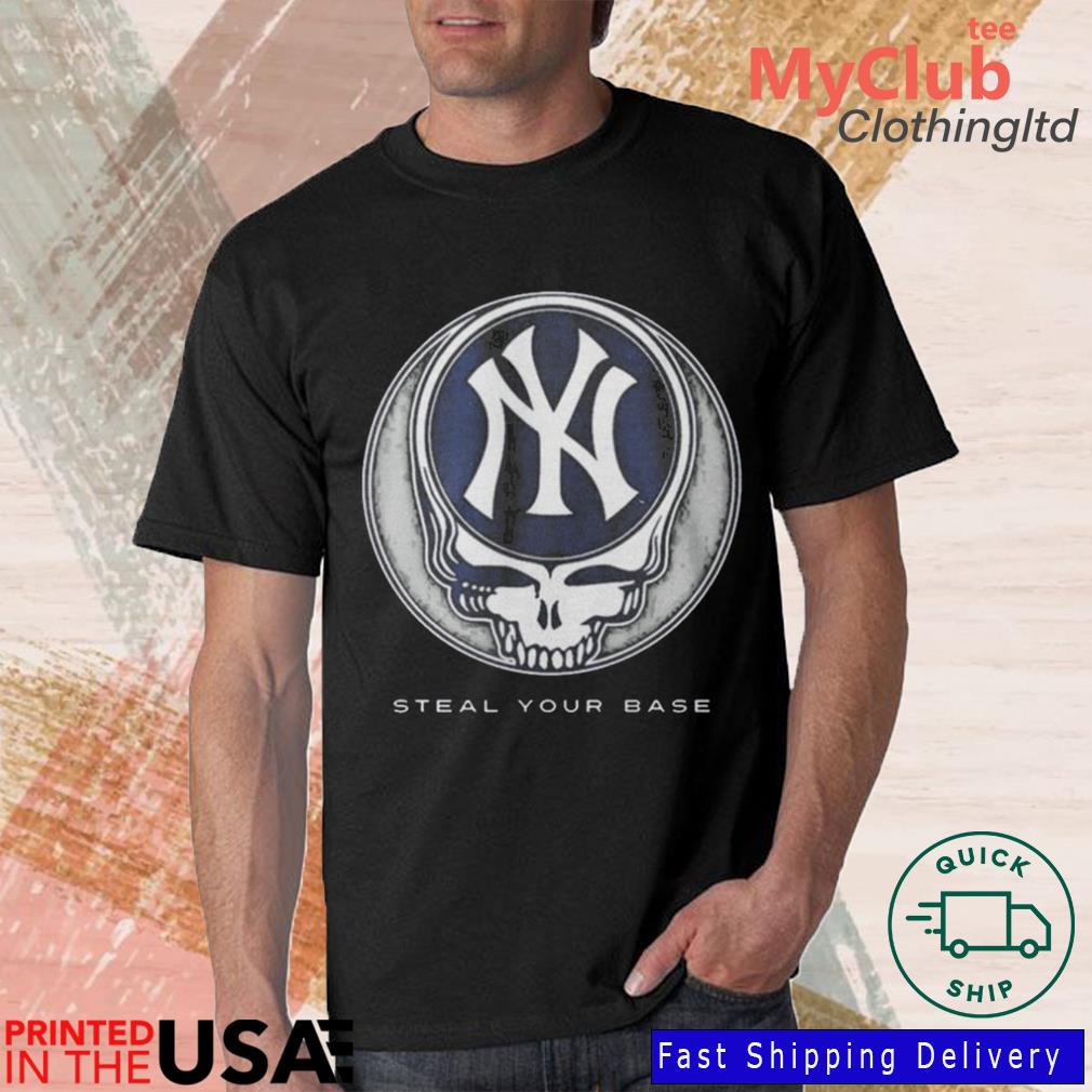 new york yankees grateful dead shirt