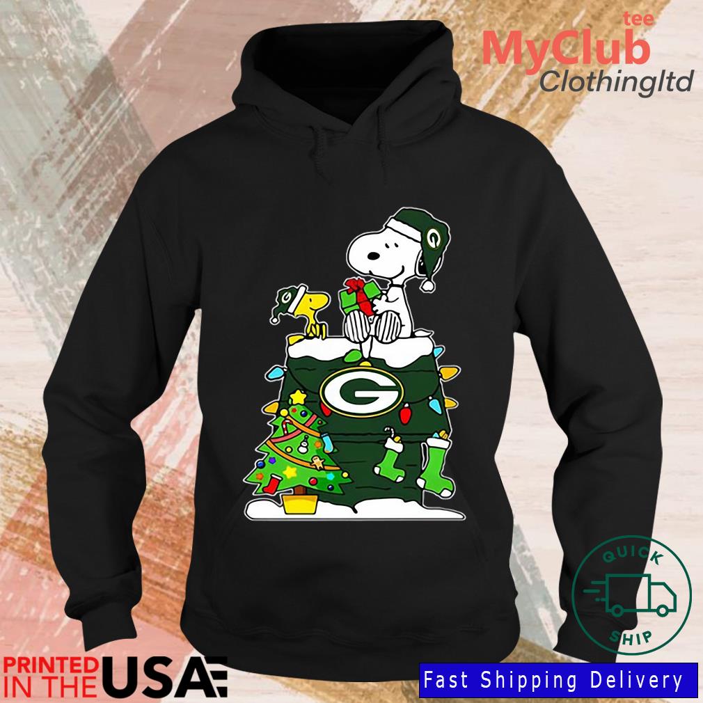 Snoopy and Peanut Green Bay Packers Merry Christmas Sweater, hoodie,  longsleeve tee, sweater