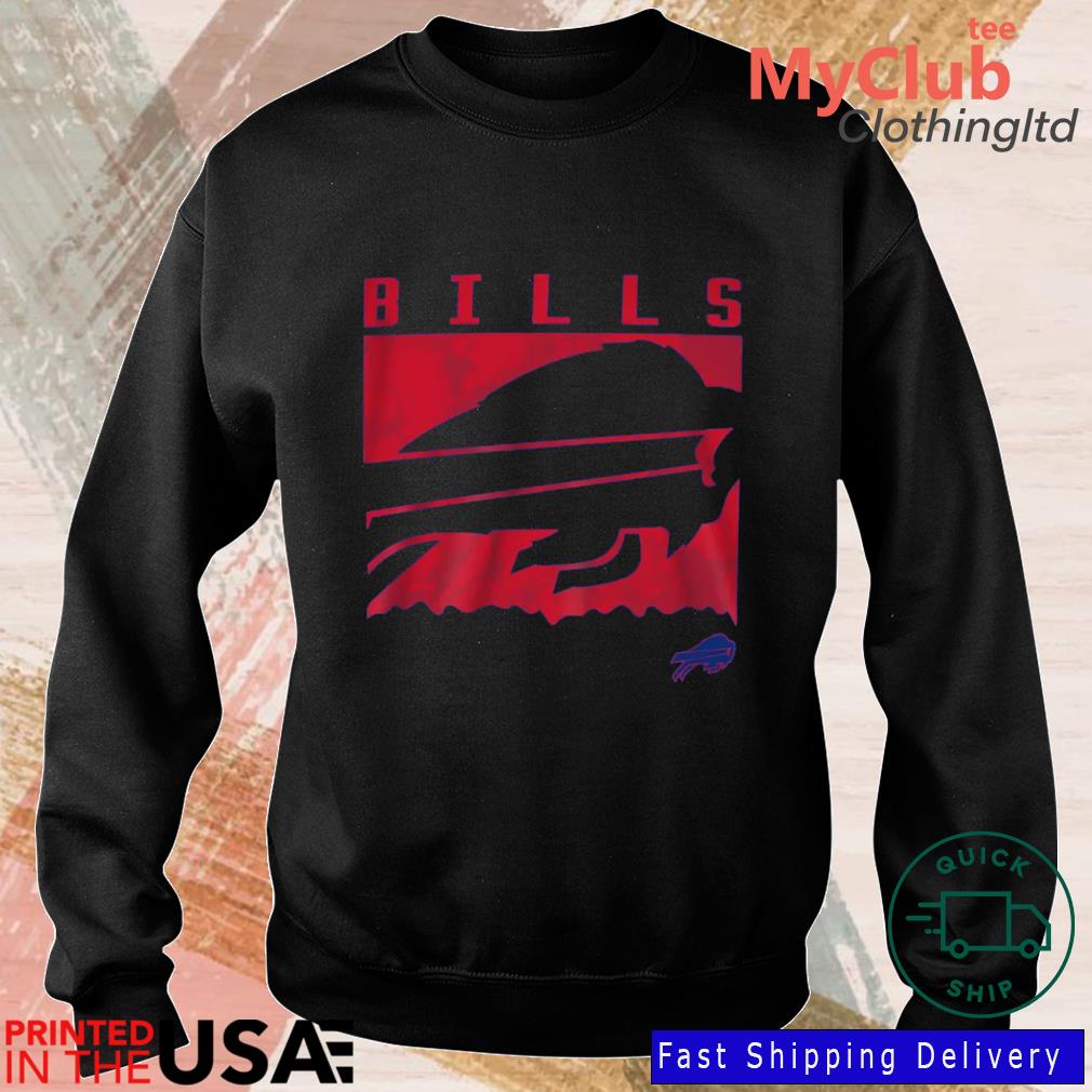 NFL Team Apparel Youth Buffalo Bills Liquid Camo Shirt, hoodie