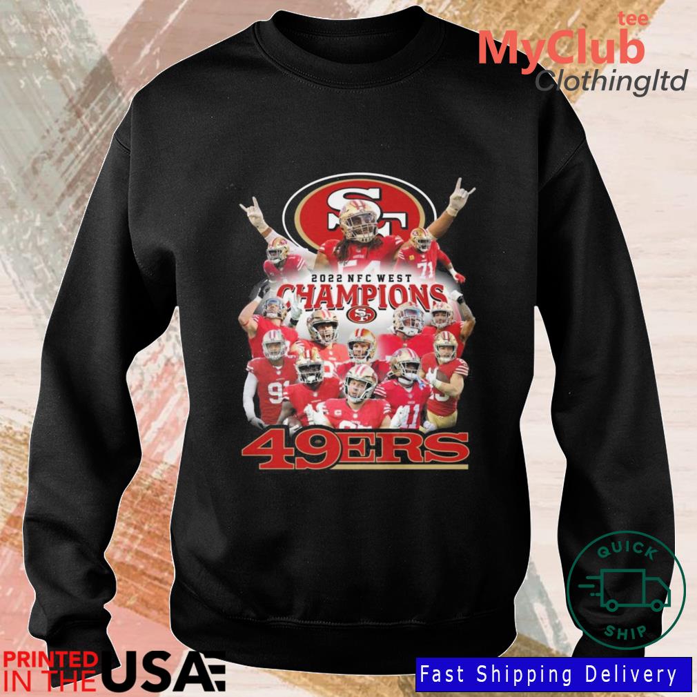 Official 2022 NFC West Champions San Francisco 49ers shirt, hoodie,  sweater, long sleeve and tank top