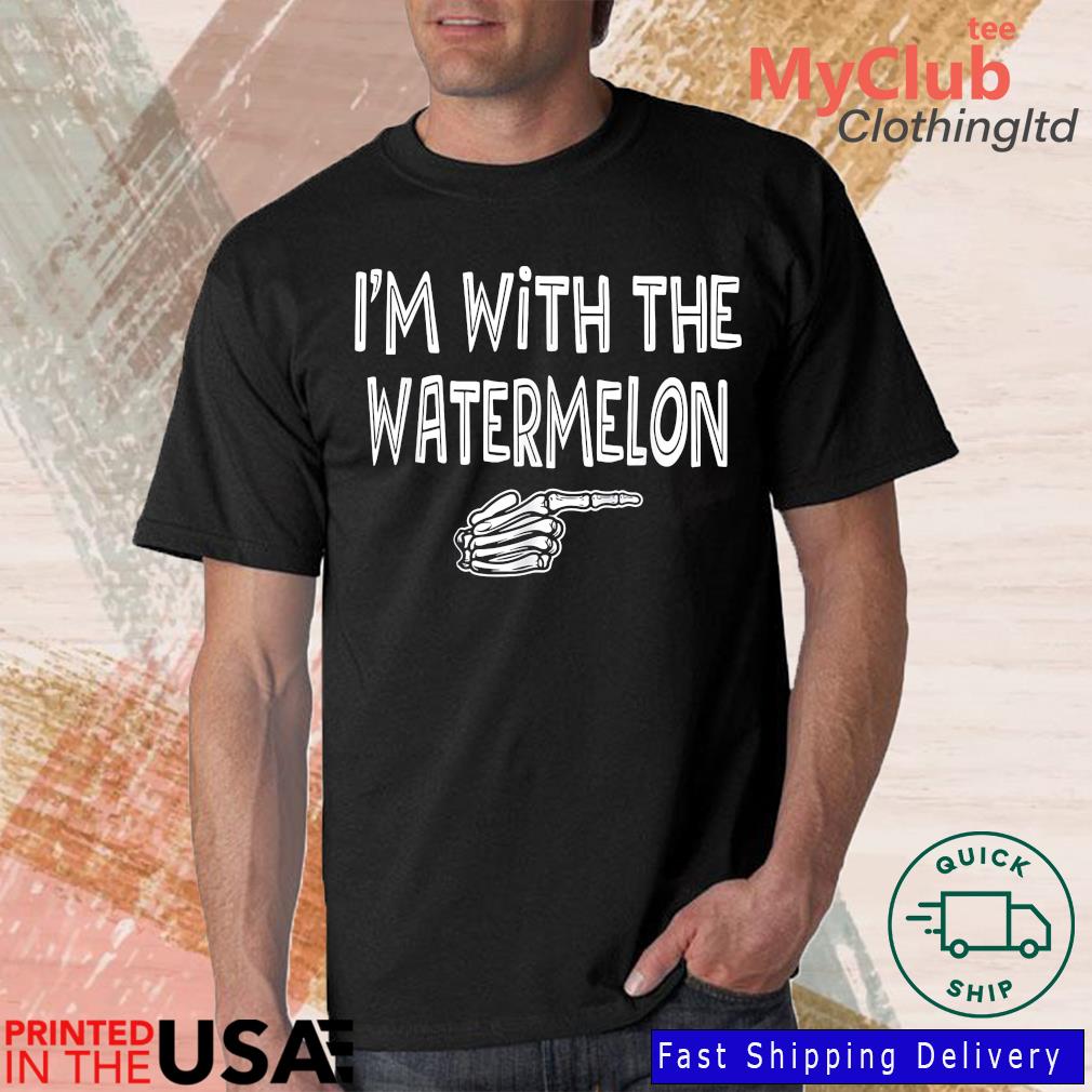 Official I'm With The Watermelon Halloween Shirt