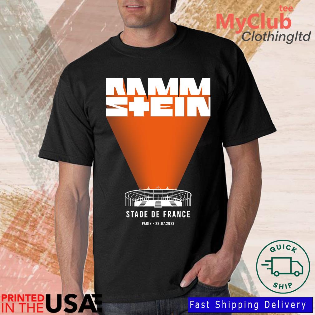 opdragelse ret magnet Official Rammstein Stade De France Europe Stadium Tour 2023 Paris T-Shirt,  hoodie, sweater, long sleeve and tank top