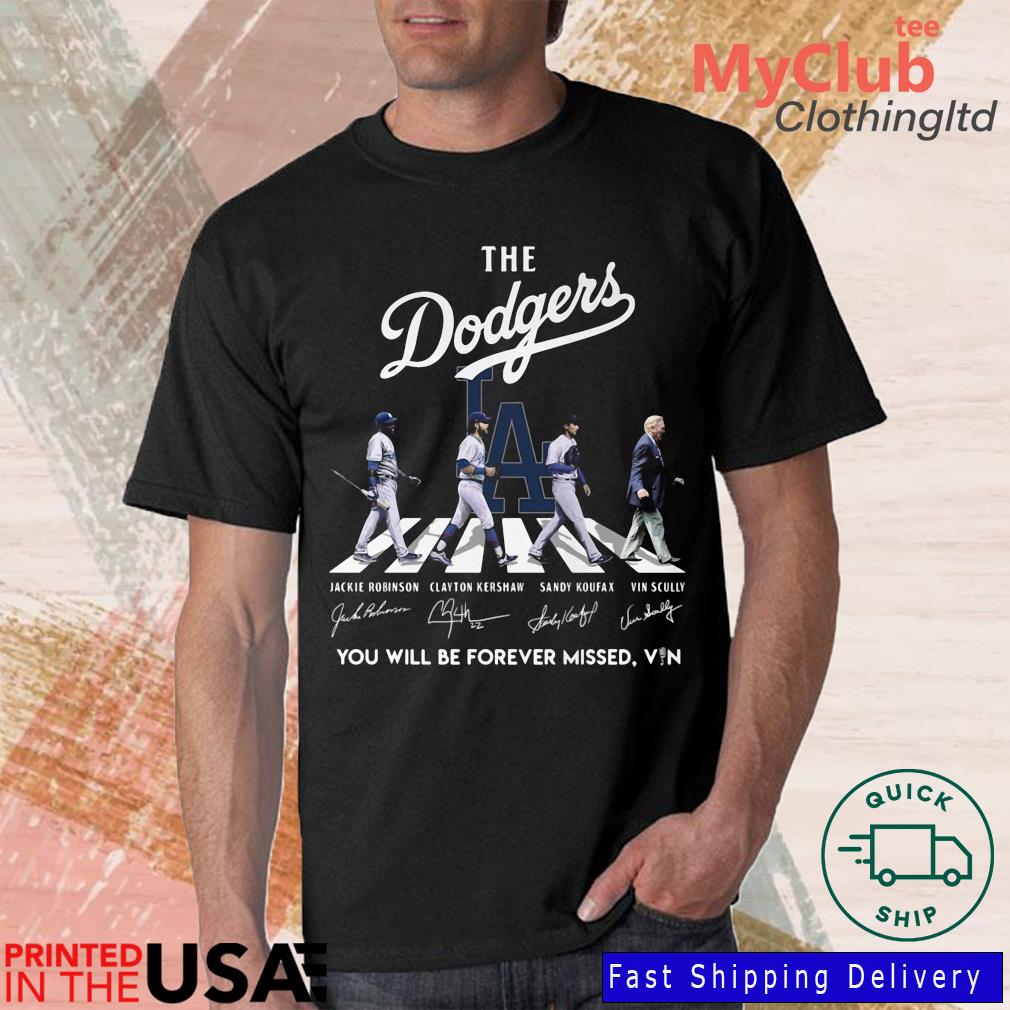 The Dodgers Abbey Road signatures shirt, hoodie, sweater, long