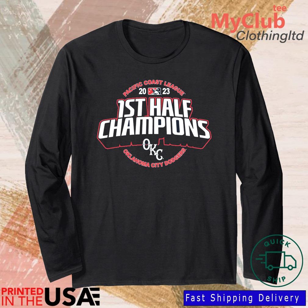 2023 Pacific Coast League Champions Oklahoma City Dodgers T-shirt,Sweater,  Hoodie, And Long Sleeved, Ladies, Tank Top