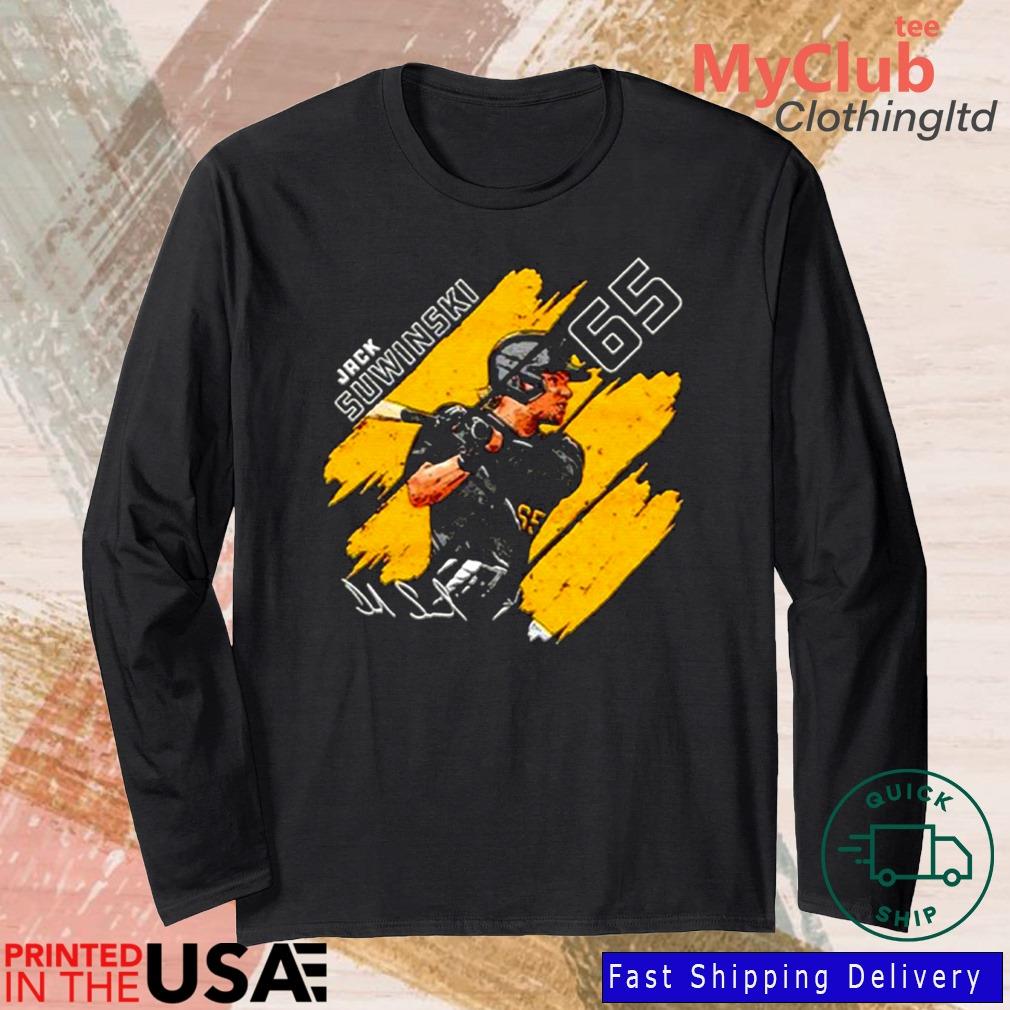 Jack SuwinskI Pittsburgh pirates 65 signature stripes shirt, hoodie,  sweater, long sleeve and tank top