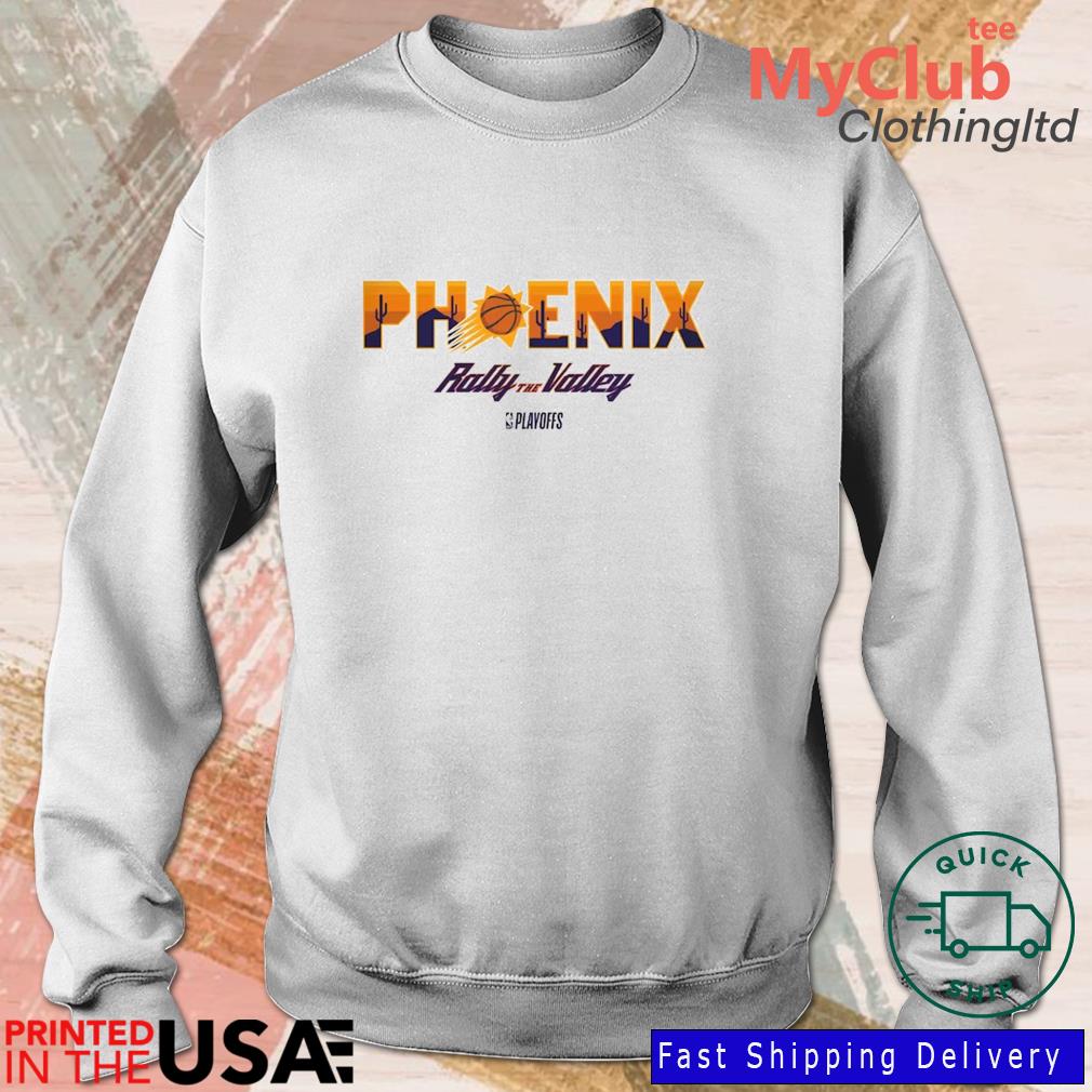 Unisex Sportiqe White Phoenix Suns 2023 NBA Playoffs Rally the Valley  Bingham T-Shirt