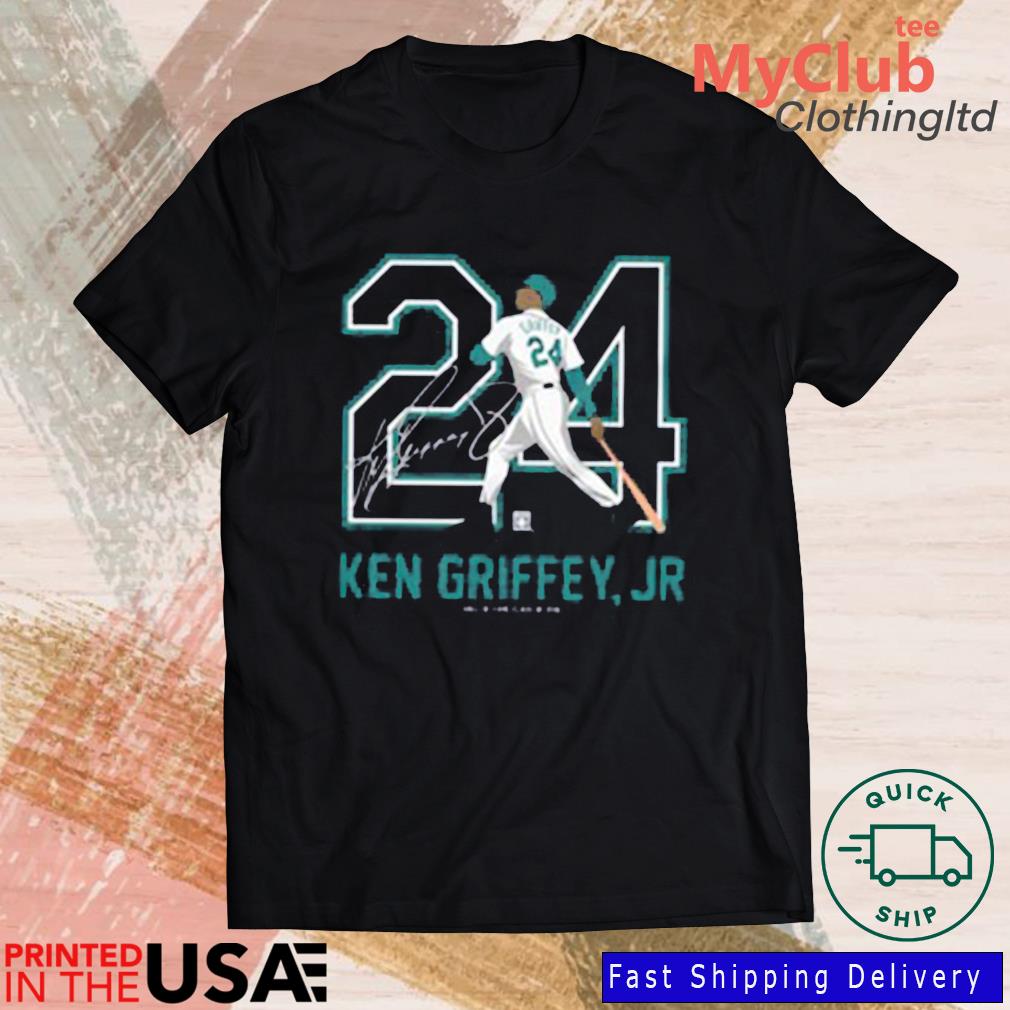 Ken Griffey Jr Baseball Hall Of Fame Member Signature Shirt - Ink