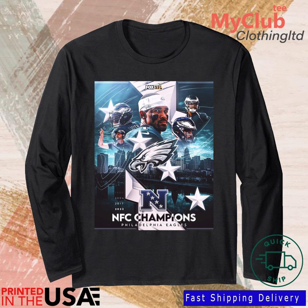 Official Philadelphia Eagles 2022 NFC Conference Champions 1980 2004 2017  2022 shirt, hoodie, sweater, long sleeve and tank top