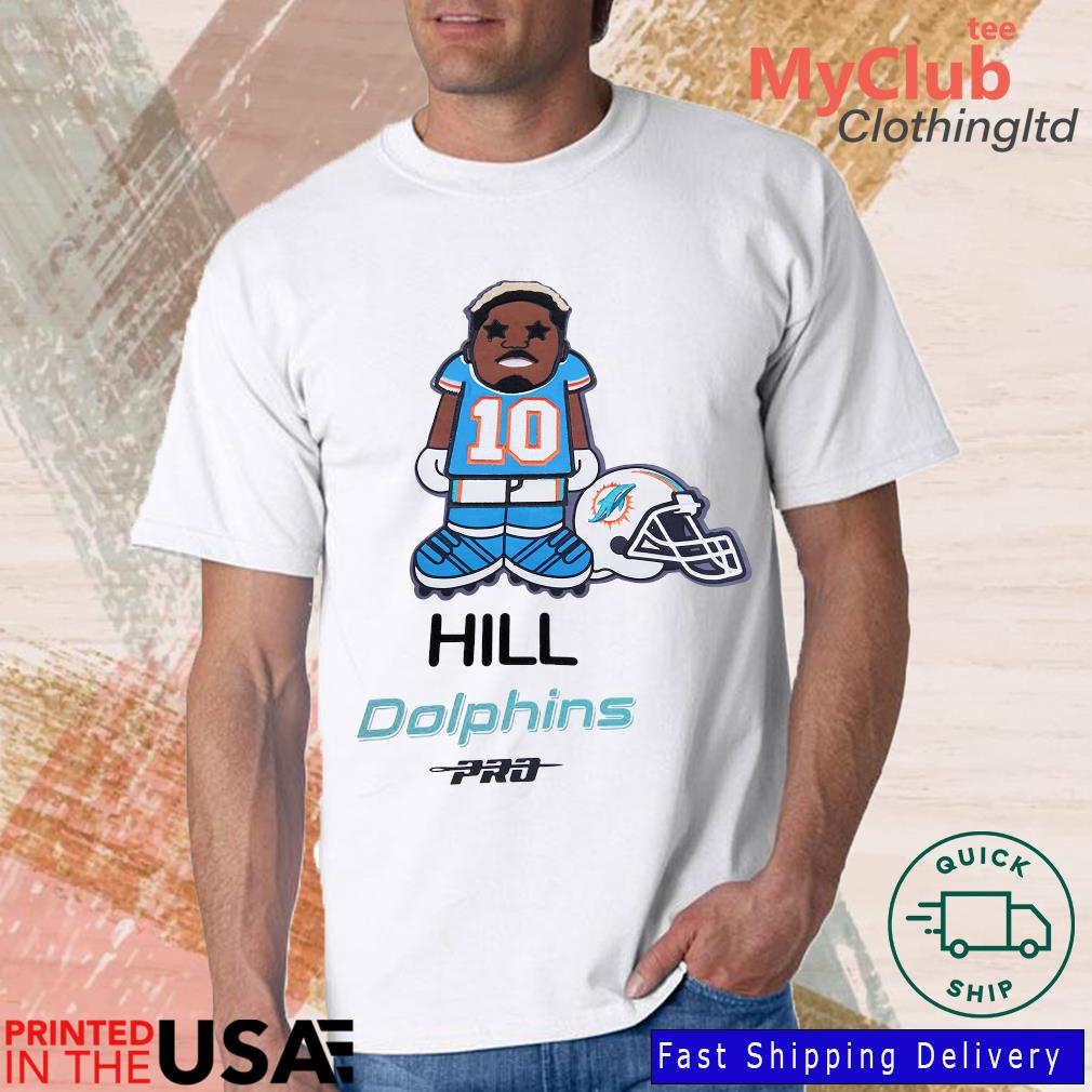 Men's Pro Standard Tyreek Hill White Miami Dolphins Player Name & Number  Hoodie T-Shirt