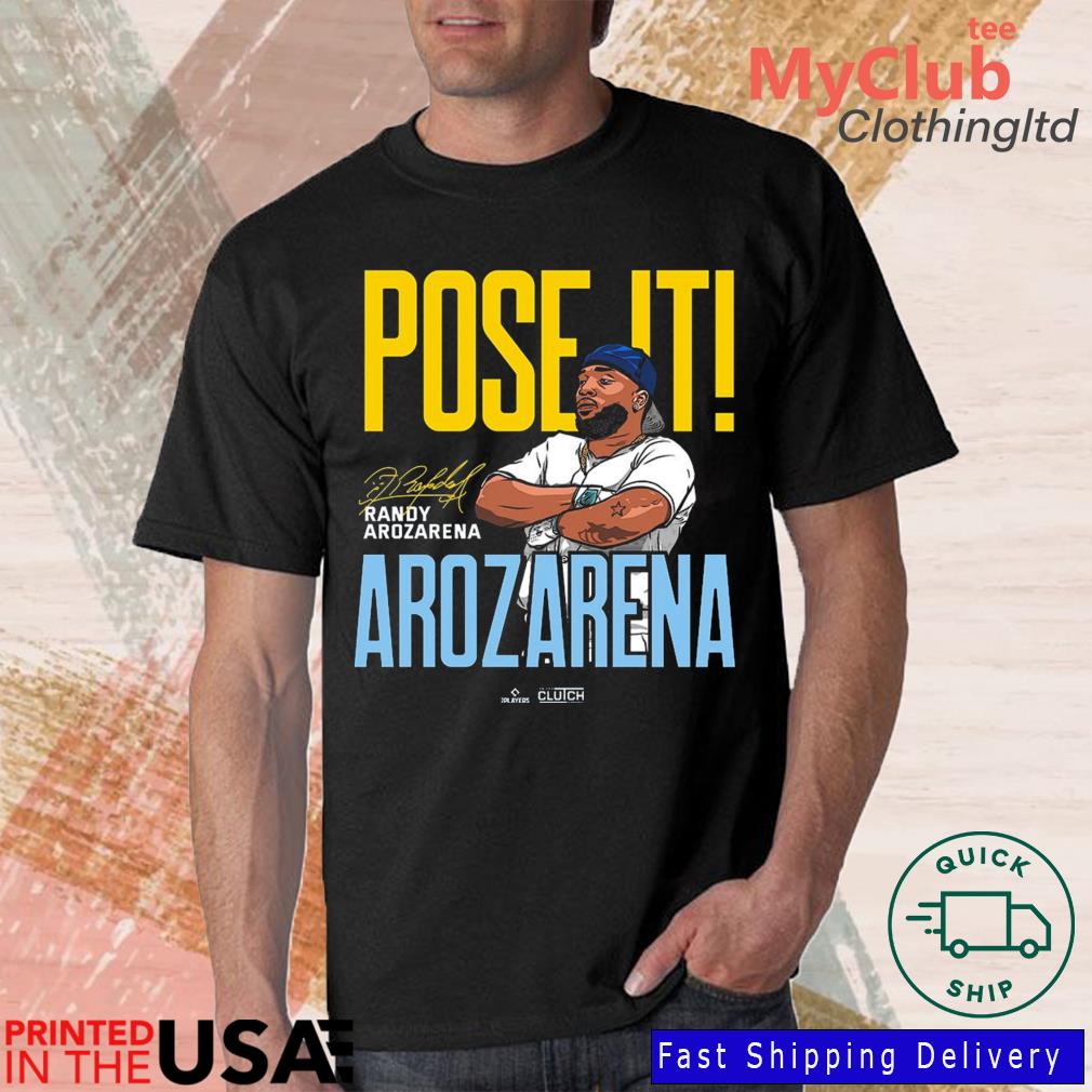 New randy arozarena pose it signatures T-shirt, hoodie, sweater, long  sleeve and tank top