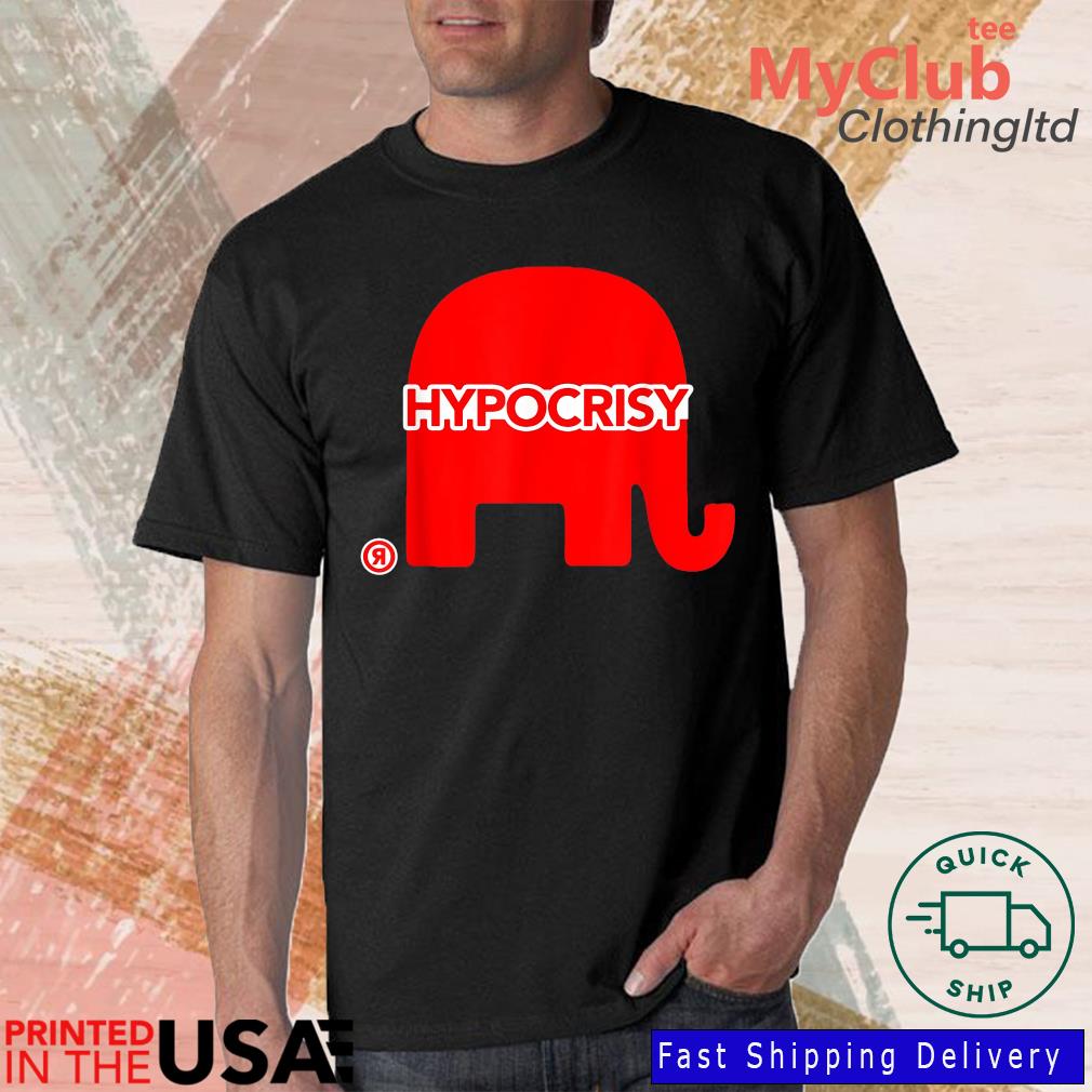 Red Hypocrisy Elephant Shirt