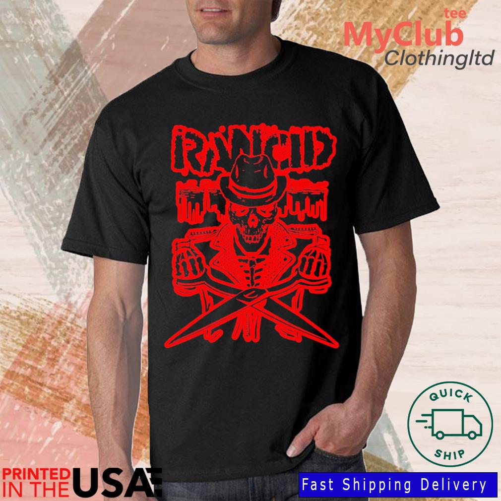 Red Skull Gods Rancid Band T-shirt