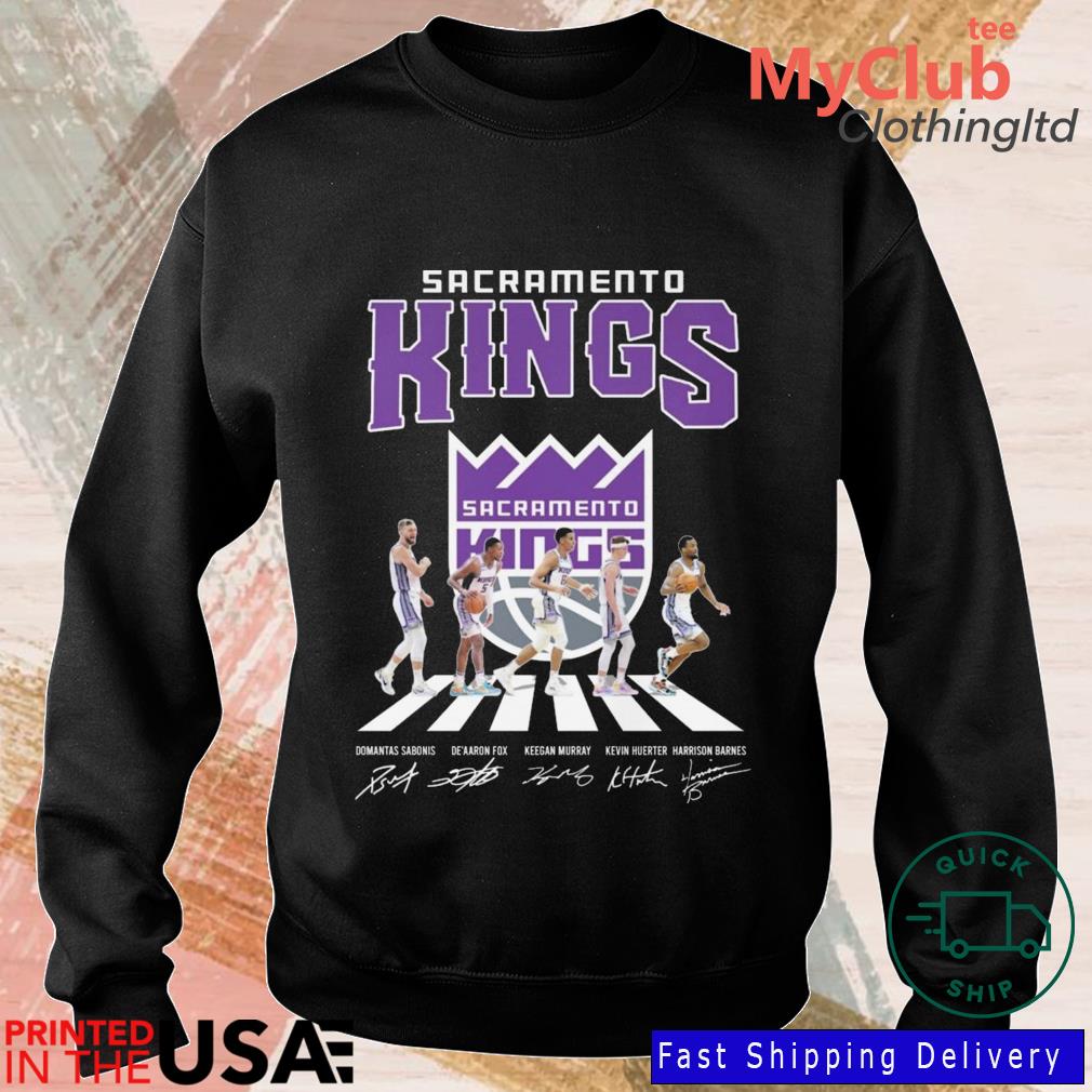 Official sacramento kings abbey load kevin huerter and harrison barnes and  de'aaron fox and domantas sabonis shirt, hoodie, sweater, long sleeve and  tank top