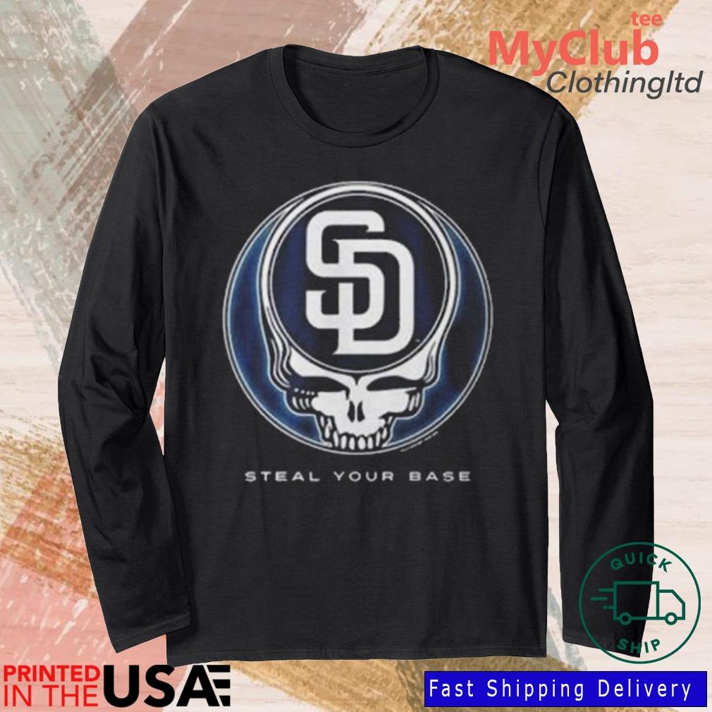 Original San Diego Padres Grateful Dead Steal Your Base T-shirt