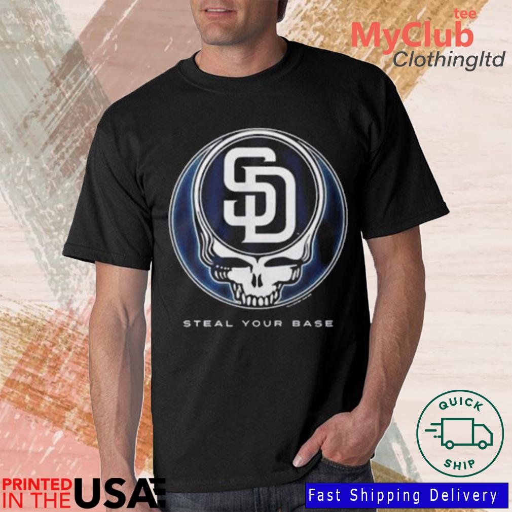 MLB San Diego Padres GD Steal Your Base Navy Athletic T-Shirt Tee