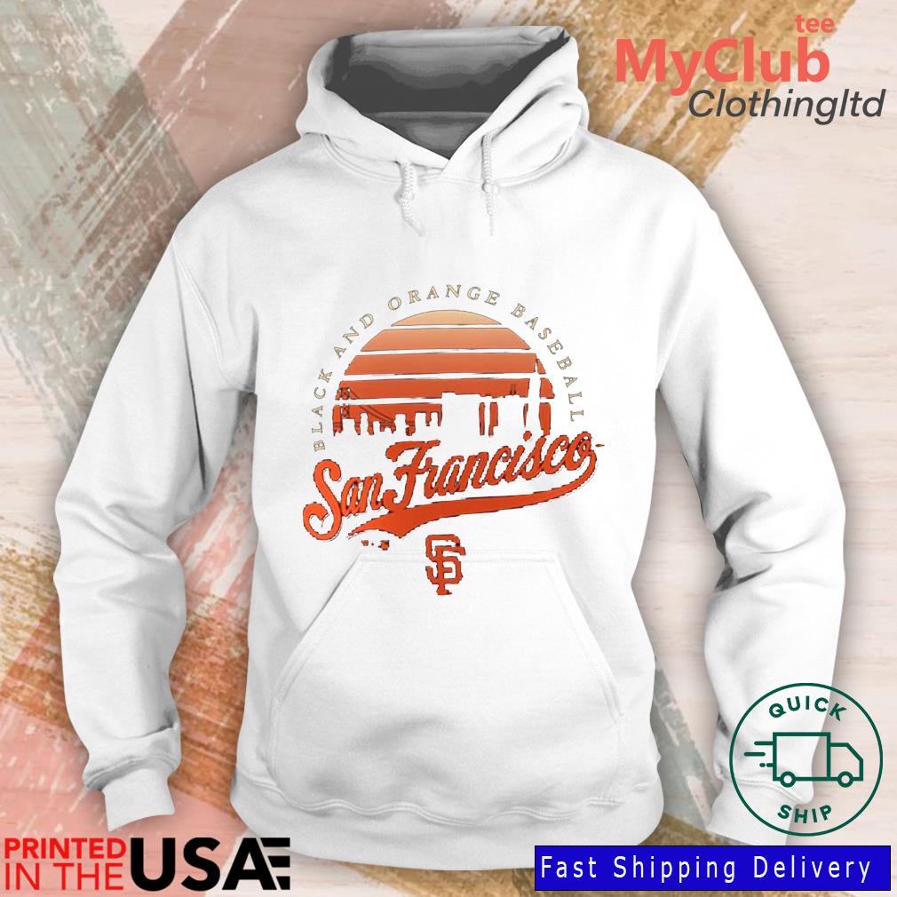 San Francisco Giants Black And Orange Baseball One Champion Vintage Shirt,  hoodie, sweater, long sleeve and tank top