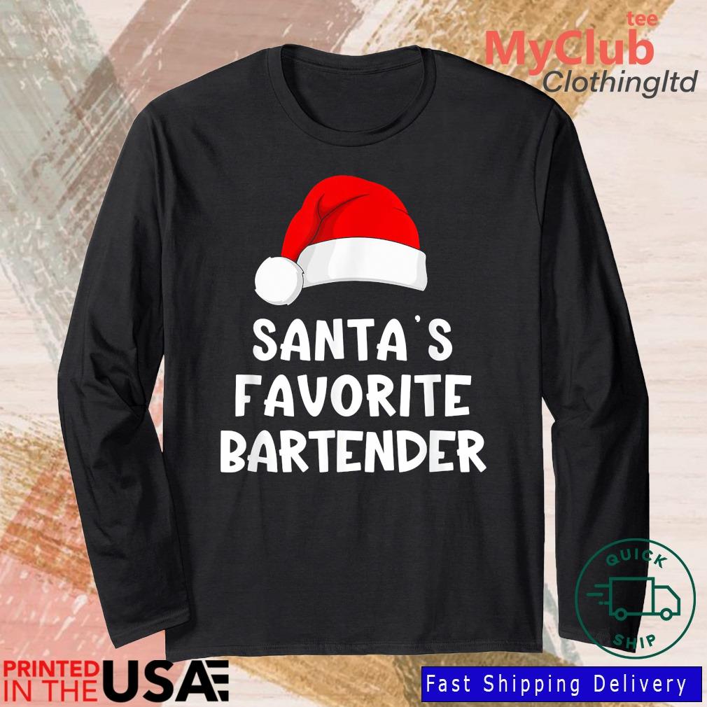 Santa's Favorite Bartender Christmas sweater 244921663_303212557877375_8748051328871802726_n